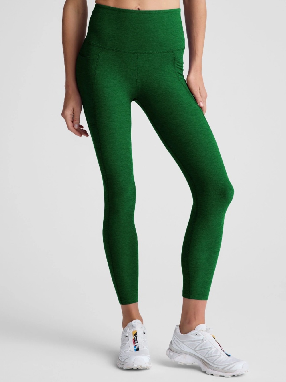 Beyond Yoga Spacedye Out Of Pocket Hi Midi Legging Summer Thyme Green XS